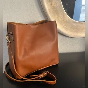 PORTLAND LEATHER Butterfly Bag, Honey, Premium Grade, NEW!